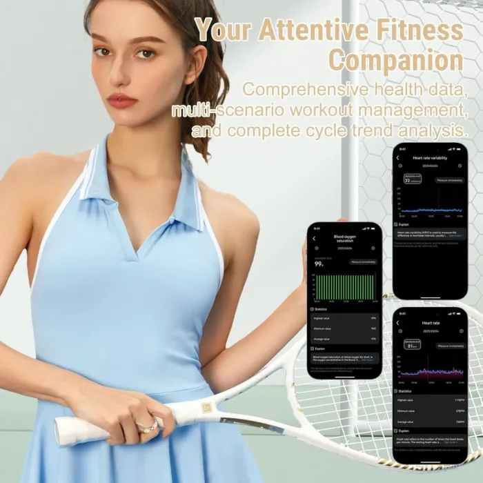 Smart Rings Fitness Monitor Sleep Teacker for Women Men - Image 4