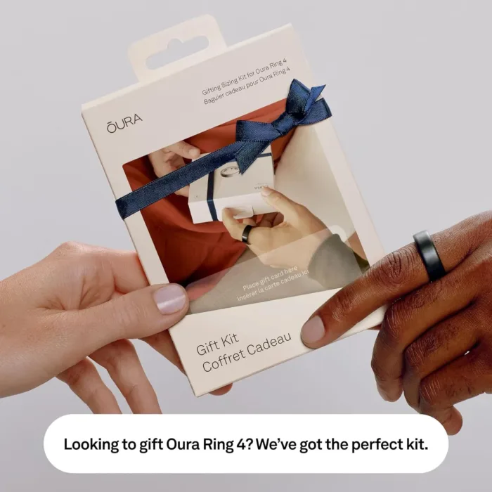 Oura Ring 4 - Silver - Size 8 - Smart Ring - Size First with Oura Ring 4 Sizing Kit - Sleep Tracking Wearable - Heart Rate - Fitness Tracker - Up to 8 Days of Battery Life - Image 10