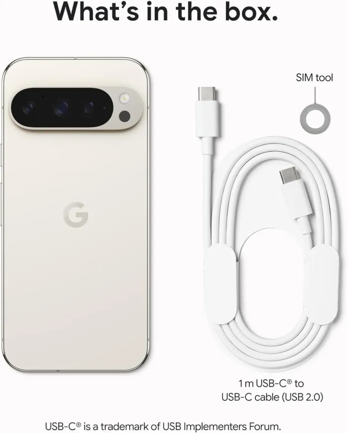 Google Pixel 9 Pro XL - Unlocked Android Smartphone with Gemini, Triple Rear Camera System, 24-Hour Battery, and 6.8" Super Actua Display - Hazel - 128 GB - Image 13