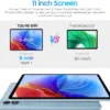 Blackview 2025 Android 15 Tablet 11 inch, Tab 90WiFi with 12GB+128GB Storage(Expand to 2TB), Unisoc T606 CPU, 8200mAh, IPS Display, Widevine L1, 5G WiFi Tablets, 13MP+8MP Camaras/Face ID, Blue
