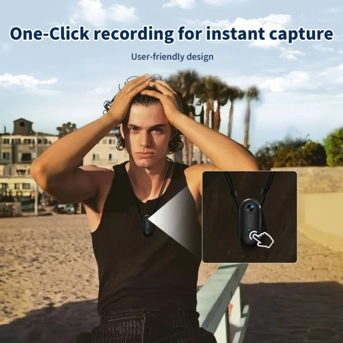 4K Mini Body Camera, Wearable Action Body Cam, Sports Action Camera，Thumb Size Hands-Free Recording Body Worn Camera, Premium Portable Camcorder Mount Anywhere for Work, Travel,Fishing, Pet Walking - Image 7