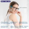 AI Translator Smart Glasses for Men Women, Bluetooth Audio Glasses with Photochromic Transition Lenses, Voice Assistant, Open Ear Lighweight Eyeware, Black