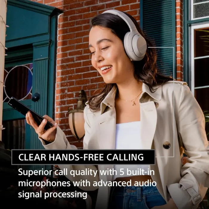 Sony WH-1000XM4 Wireless Premium Noise Canceling Overhead Headphones with Mic for Phone-Call and Alexa Voice Control, Black WH1000XM4 - Image 4