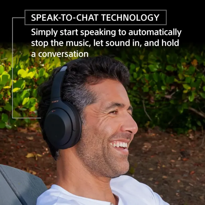 Sony WH-1000XM4 Wireless Premium Noise Canceling Overhead Headphones with Mic for Phone-Call and Alexa Voice Control, Black WH1000XM4 - Image 8