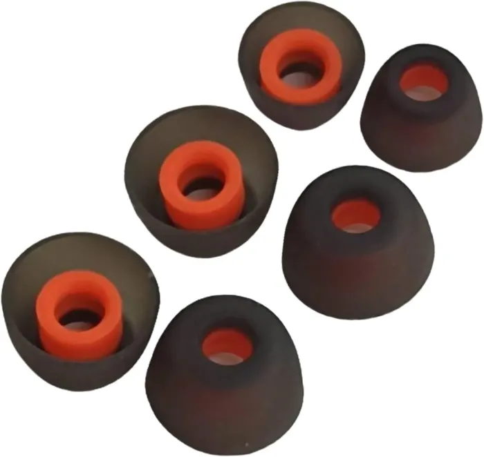 6 Pairs Premium Ear Tips for JBL Tune TWS Earbuds in Ear Tips, Soft Silicone Washable Noise Reducing Secure fit for June 230NC TWS/Tune 125TWS /Tune 130NC TWS Free X, Fit in Case, Buds Tips Black - Image 6