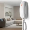 AT&T TRIMLINE 213 Corded Home Phone with Extra Big Buttons & Visual Ringer. No AC Power Required, Improved Easy-Wall-Mount, Lighted Keypad, 10 Speed Dial Keys, Volume Control, Senior Friendly. White