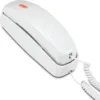 AT&T TRIMLINE 213 Corded Home Phone with Extra Big Buttons & Visual Ringer. No AC Power Required, Improved Easy-Wall-Mount, Lighted Keypad, 10 Speed Dial Keys, Volume Control, Senior Friendly. White