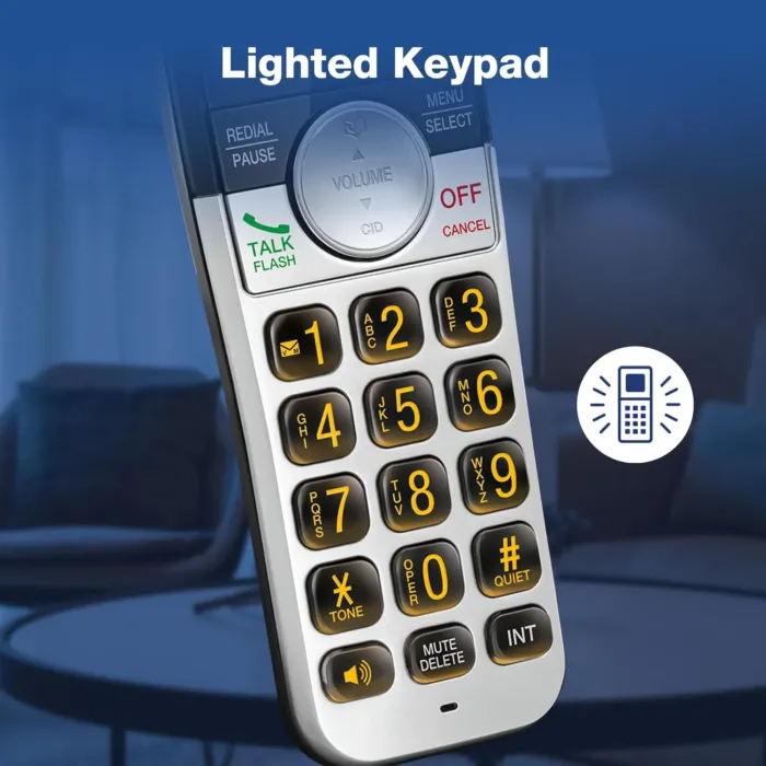VTech Cordless Phone 2-Handset with Large Display and Big Buttons, DECT 6.0 with Caller ID/Call Waiting, Full Duplex Speakerphone, ECO Mode, Last 10 Number Redial, Easy to Use,VG231-2 - Image 6
