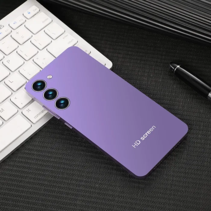 Cheap Mobile Phones, 5.0 Inch, Android 9.0, Dual SIM Dual Camera, Quad Core, 16GB ROM【Expandable up to 128GB】, Support WiFi/Bluetooth/FM, Face Unlocked Phones (Purple)