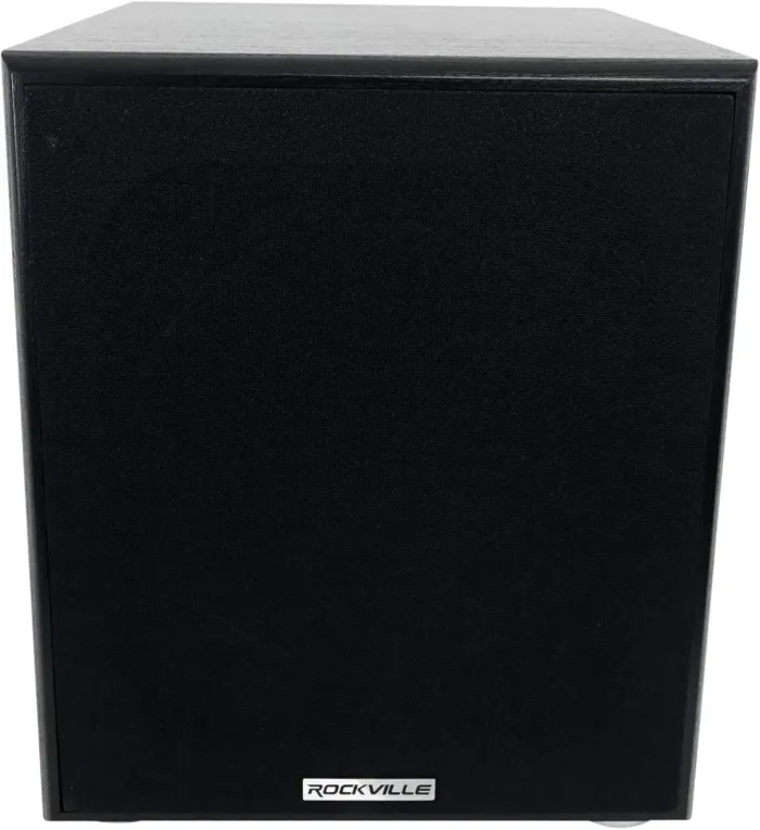 Rockville Rock Shaker 10 Black, 10" Powered Subwoofer, 600W, Deep Bass, Class-D Amp, RCA Inputs, Perfect for Home Theater & Studio - Image 3