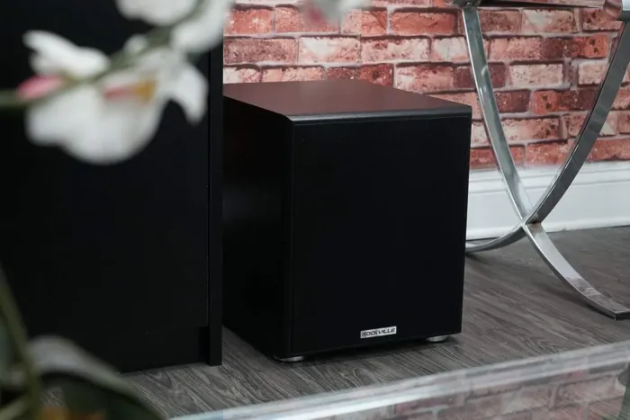 Rockville Rock Shaker 10 Black, 10" Powered Subwoofer, 600W, Deep Bass, Class-D Amp, RCA Inputs, Perfect for Home Theater & Studio - Image 8