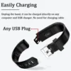 Fitness Smart Watch Activity Tracker Heart Rate For Women Men Oxygen BP Monitor