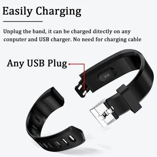 Fitness Smart Watch Activity Tracker Heart Rate For Women Men Oxygen BP Monitor