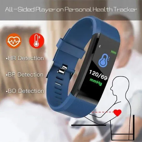 Fitness Smart Watch Activity Tracker Heart Rate For Women Men Oxygen BP Monitor