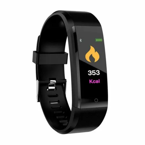 Fitness Smart Watch Activity Tracker Heart Rate For Women Men Oxygen BP Monitor