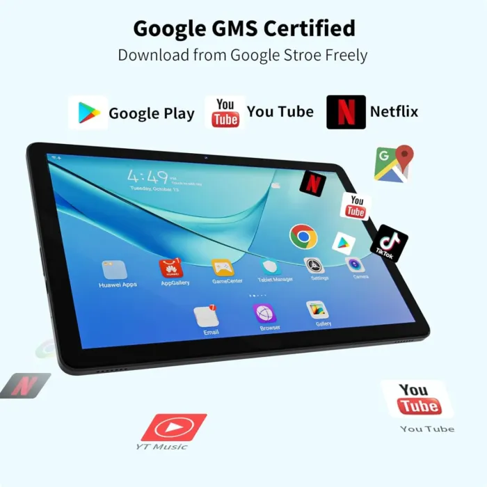 2025 Android 15 Tablet 11inch, 12GB+128GB+512GB, Support Face Unlock,18W Fast Charging with 8000mAh Large Battery,Dual WiFi6, Dual Camera,Octa-Core CPU, Bluetooth,HD Touchscreen Display - Image 6