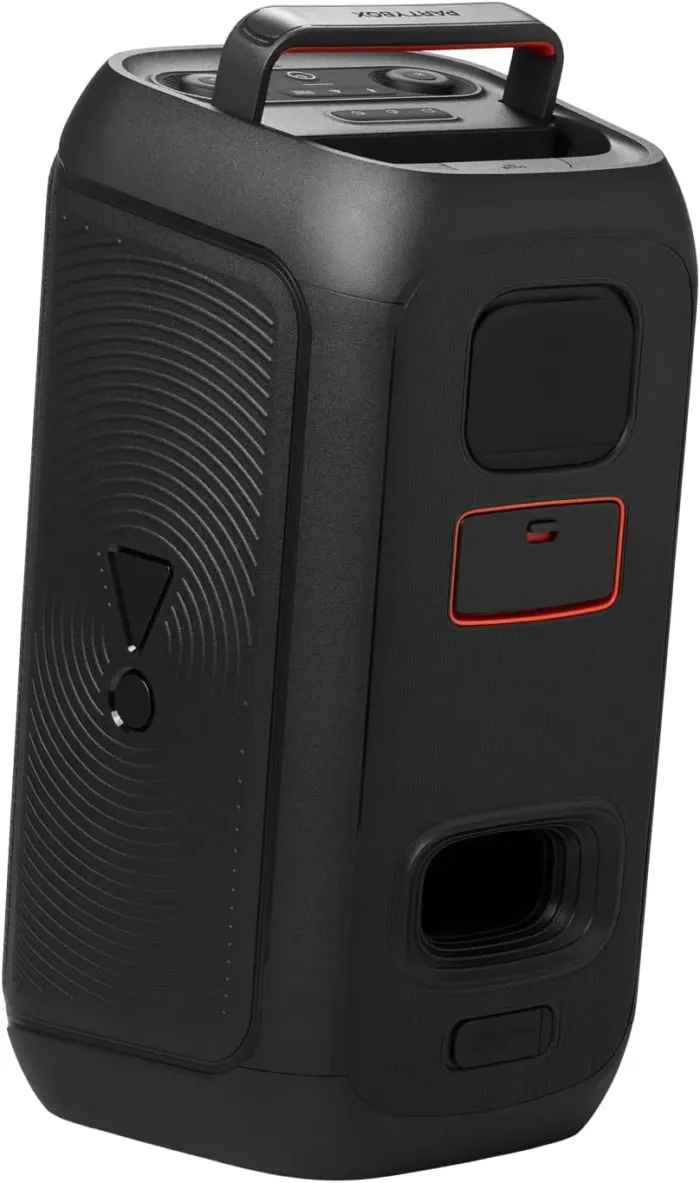 JBL PartyBox Club 120 - Portable Party Speaker with Foldable Handle, Powerful JBL Pro Sound, Futuristic lightshow, Up to 12 Hours of Play time, Splash Proof, Dual Mic & Guitar Inputs (Black) - Image 11
