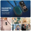 2.7K Thumb WiFi Action Camera, Wearable Body Camera Hands-Free POV Recording