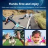 2.7K Thumb WiFi Action Camera, Wearable Body Camera Hands-Free POV Recording