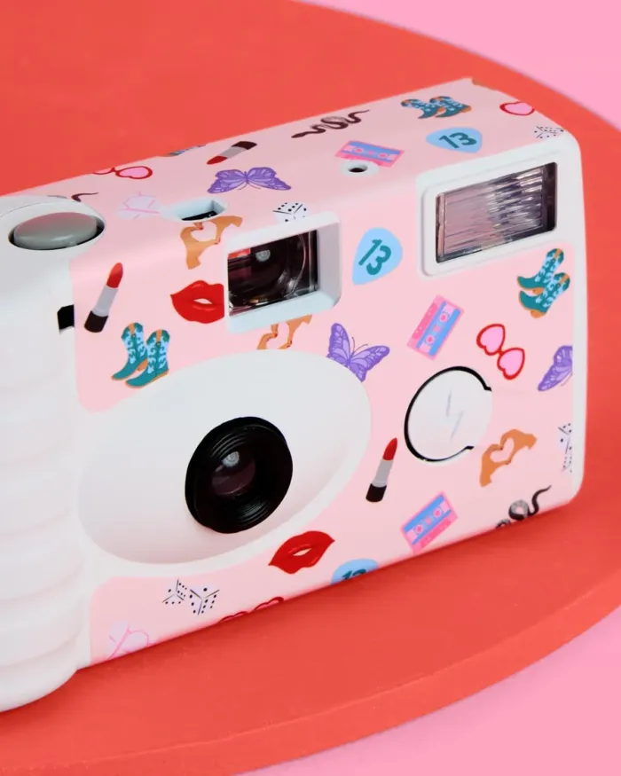 xo, Fetti ERAS Disposable Camera - 24 Exposure Film | Bachelorette Photo Supplies, Cute Birthday Party Activity, Bridesmaid Gift, Concert Pictures - Image 4