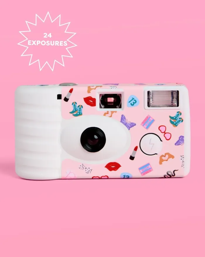xo, Fetti ERAS Disposable Camera - 24 Exposure Film | Bachelorette Photo Supplies, Cute Birthday Party Activity, Bridesmaid Gift, Concert Pictures - Image 5