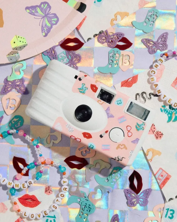 xo, Fetti ERAS Disposable Camera - 24 Exposure Film | Bachelorette Photo Supplies, Cute Birthday Party Activity, Bridesmaid Gift, Concert Pictures - Image 7