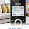 AT&T GL2101-2 DECT 6.0 2-Handset Cordless Home Phone with Call Block, Caller ID, Full-Duplex Handset Speakerphone, 2" White Backlit Display, Lighted Keypad (Graphite & Black)