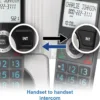 AT&T GL2101-2 DECT 6.0 2-Handset Cordless Home Phone with Call Block, Caller ID, Full-Duplex Handset Speakerphone, 2" White Backlit Display, Lighted Keypad (Graphite & Black)