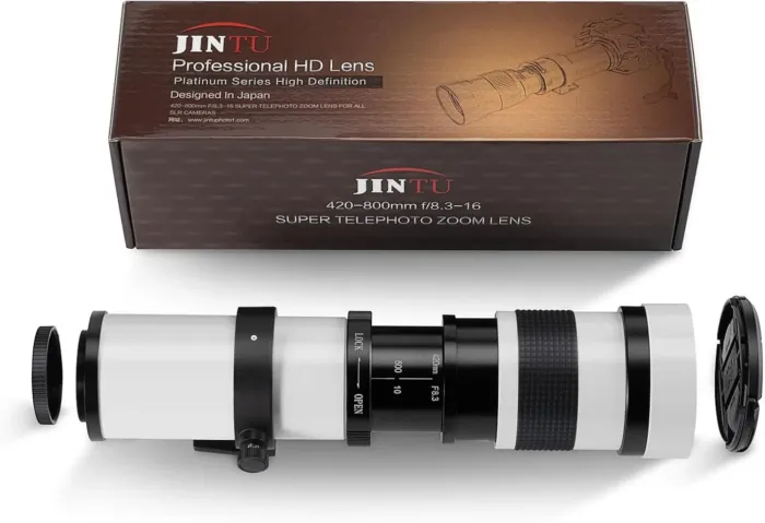 JINTU Telephoto Lens 420-800mm f/8.3 Manual for Canon EF Mount T7i T6 T6i T6s T7 T8i T3i, T4i, T5, T5i, SL2, SL1 4000D 2000D 80D 90D 5D III 6D 7D II 60D 70D 250D 750D 760D 1200D 1300D 2000D Cameras - Image 9