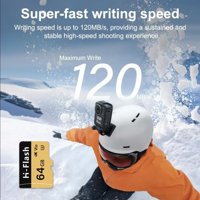 64GB SD Card 2 Pack Adapter, 128GB Memory Card High Speed Up to 150MB/s, A1 V30 U3 4K C10 TF Card for Tablet/Mobile Phone/Camera/Car Audio/Game Console - Image 4