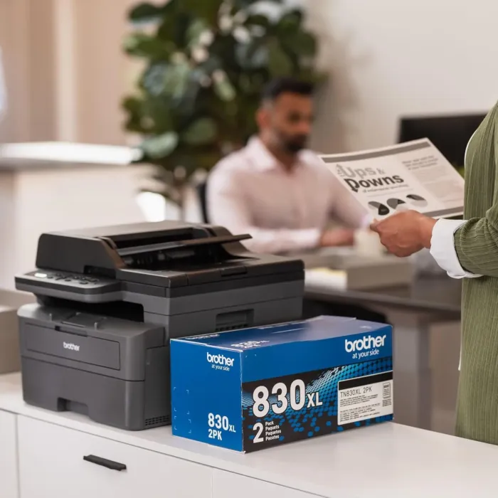 Brother DCP-L2640DW Wireless Compact Monochrome Multi-Function Laser Printer with Copy and Scan, Duplex, Mobile, Black & White | Includes Refresh Subscription Trial(1), Amazon Dash Replenishment Ready - Image 9