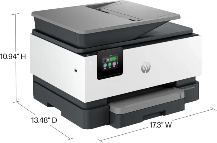 HP OfficeJet Pro 9125e All-in-One Printer, Color, Printer-for-Small Medium Business, Print, Copy, scan, fax,Touchscreen; Smart Advance Scan, 3 month Instant Ink trial included - Image 6