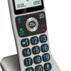 AT&T Cordless Phone 5 Handset with Bluetooth, Landline Phones for Home, Answering System, Smart Call Blocker, DECT 6.0 Extended Range, 2" Backlit Screen, Lighted Keypad with Big Buttons, BL3107-5