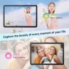 Blackview 10 inch Android Tablet, 2025 Android 14 Tablet with 12(4+8) GB+128GB 2TB Expand, Dual Speakers and Camera, BT5.3, WiFi 6, Google GMS, 2.0GHz CPU, Support Widevine L1, PC Mode,Blue
