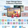 Blackview 10 inch Android Tablet, 2025 Android 14 Tablet with 12(4+8) GB+128GB 2TB Expand, Dual Speakers and Camera, BT5.3, WiFi 6, Google GMS, 2.0GHz CPU, Support Widevine L1, PC Mode,Blue
