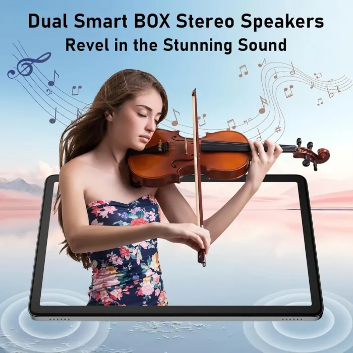 Blackview 10 inch Android Tablet, 2025 Android 14 Tablet with 12(4+8) GB+128GB 2TB Expand, Dual Speakers and Camera, BT5.3, WiFi 6, Google GMS, 2.0GHz CPU, Support Widevine L1, PC Mode,Blue - Image 8