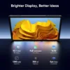 10.1" Window 11 Pro Tablet PC 12GB RAM 256GB SSD, Intel Core m3 Processor (up to 3.4 GHz), HD Touchscreen, BT5.0 WiFi 5, Type-C, Micro HDMI, Dual Webcam, Space Gray (Keyboard Sold Separately)