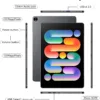 10.1" Window 11 Pro Tablet PC 12GB RAM 256GB SSD, Intel Core m3 Processor (up to 3.4 GHz), HD Touchscreen, BT5.0 WiFi 5, Type-C, Micro HDMI, Dual Webcam, Space Gray (Keyboard Sold Separately)