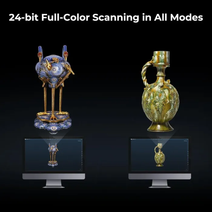 Creality 3D Scanner Raptor Pro and Scan Bridge Wireless Scanning for 3D Scanning, High Precision 0.02mm, 60FPS Scanning Speed, 22+7 Blue Laser Lines - Image 7
