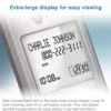AT&T EL51203 2 Handset DECT 6.0 Cordless Home Phone Full-Duplex Handset Speakerphone, Backlit Display, Lighted Keypad, Caller ID/Call Waiting, Phonebook, Eco Mode, Voicemail Key, Quiet Mode,Intercom
