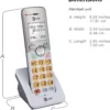 AT&T EL51203 2 Handset DECT 6.0 Cordless Home Phone Full-Duplex Handset Speakerphone, Backlit Display, Lighted Keypad, Caller ID/Call Waiting, Phonebook, Eco Mode, Voicemail Key, Quiet Mode,Intercom