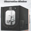 3D Printer Enclosure with LED Light for Bambu Lab A1/A1 Mini, Fireproof Waterproof Dustproof Tent Noise Reduction Constant Temperature Protective 3D Printer Cover, 680x600x560MM
