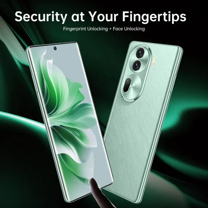 Reno 11 Pro Android Phone 8GB+256GB Unlocked Phone 6000 mAh Large Battery Unlocked Phone 50MP+13MP Camera Smartphone 4G Dual SIM (Jade Green) - Image 7