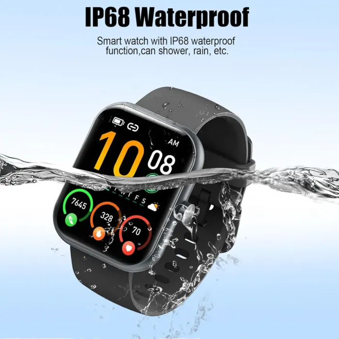 Smart Watch for Men Women, 1.96" Fitness Tracker Running Watch (Answer/Make Call), IP68 Waterproof, Pedometer, Sleep/Step/Heart Rate Monitor/Activity, 110+ Sport Modes Smartwatch for Adroid iOS Phone - Image 9