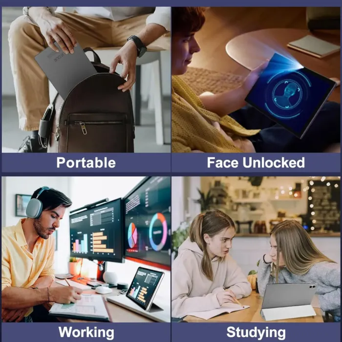 2025 Android 14 Tablet 20GB RAM 128GB ROM 1TB Expand, 10 Inch Octa-Core Tablets with 5G WIFI 6, Tablet with Keyboard, Mouse, Case, 6000mAh Battery, HD IPS Display, Widevine L1, Split Screen -Grey - Image 8