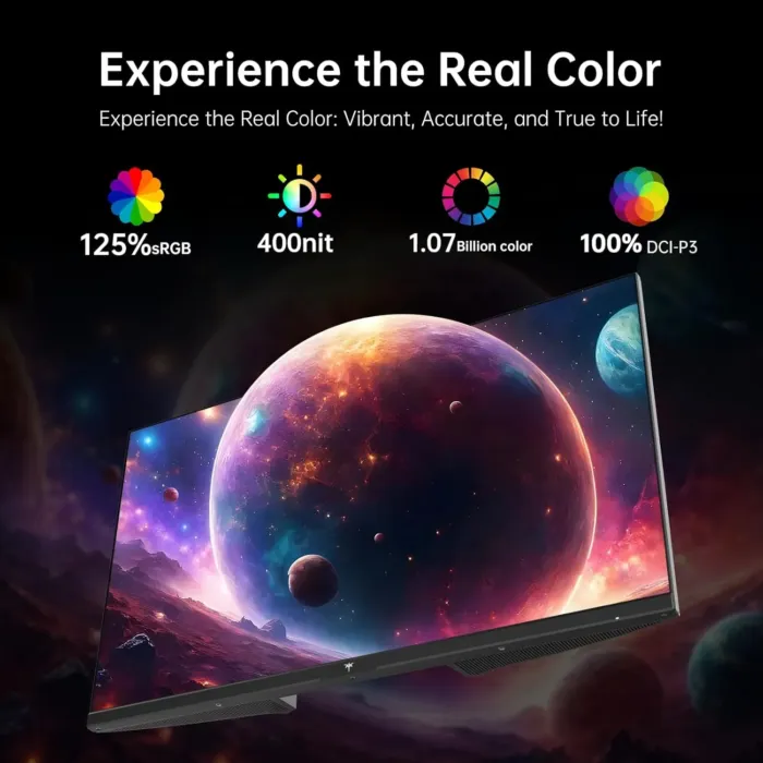 27 Inch 4K UHD(3840 * 2160) Computer Monitor - IPS Monitor, 60hz, HDR400, Anti-Blue Light Screen, DCI-P3 95% 125% sRGB, Support FreeSync and GSync, PC Monitor for Design, Work,Casual Gaming - Image 5