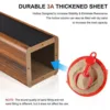 2 Pack Wood Speaker Stands 15.7 Inch 40cm Speaker Stand Hollowed Stands