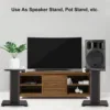 2 Pack Wood Speaker Stands 15.7 Inch 40cm Speaker Stand Hollowed Stands