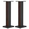 2 Pack Wood Speaker Stands 15.7 Inch 40cm Speaker Stand Hollowed Stands