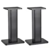 2 Pack Wood Speaker Stands 15.7 Inch 40cm Speaker Stand Hollowed Stands